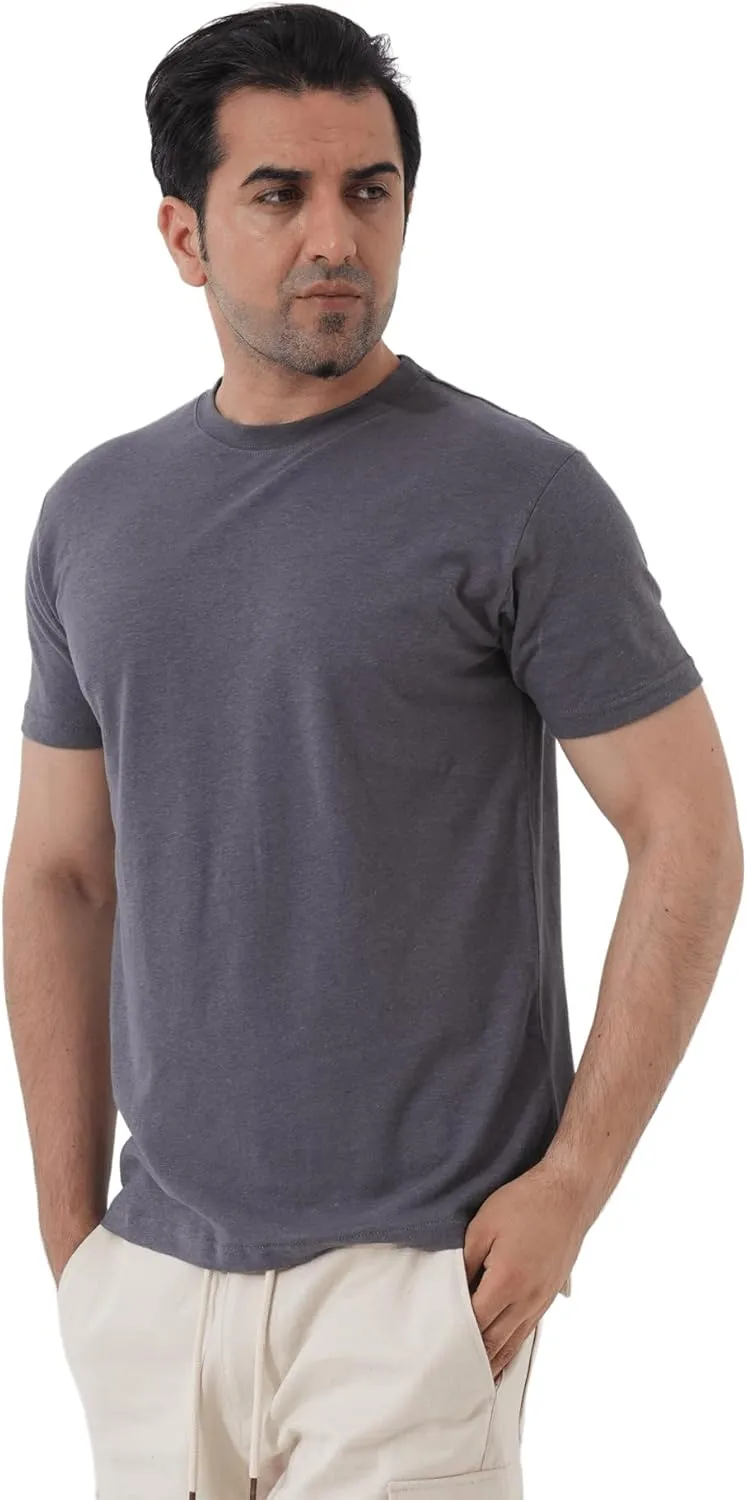 ] Hemp T-Shirt for Men, Organic Hemp Tee Shirts for Men, Mens Hemp T-Shirts