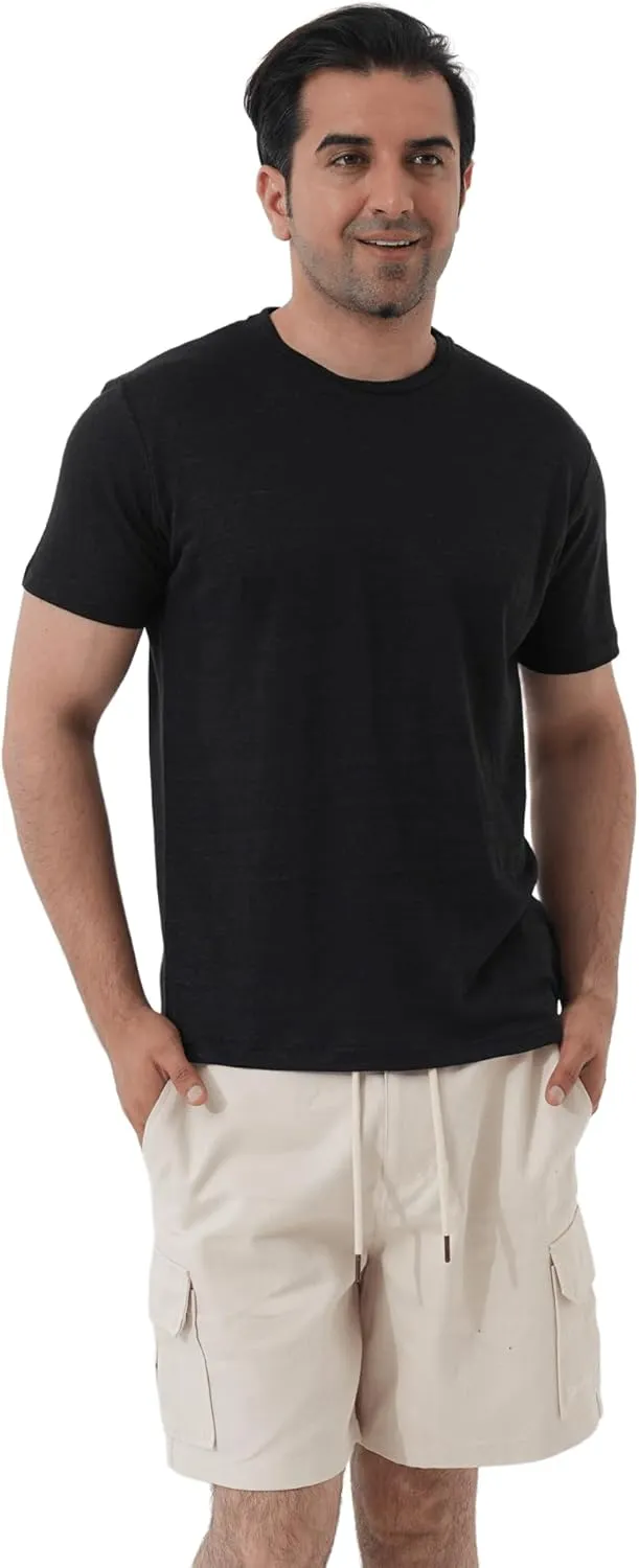 ] Hemp T-Shirt for Men, Organic Hemp Tee Shirts for Men, Mens Hemp T-Shirts