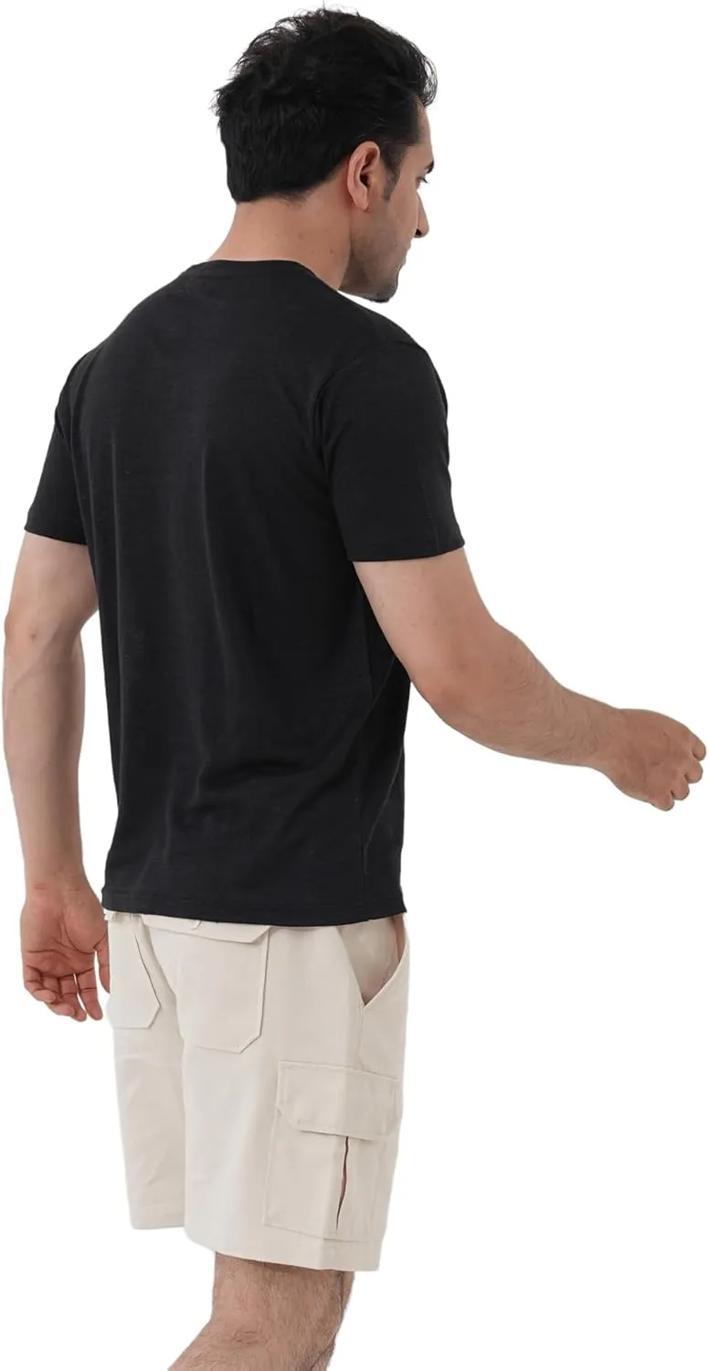 ] Hemp T-Shirt for Men, Organic Hemp Tee Shirts for Men, Mens Hemp T-Shirts