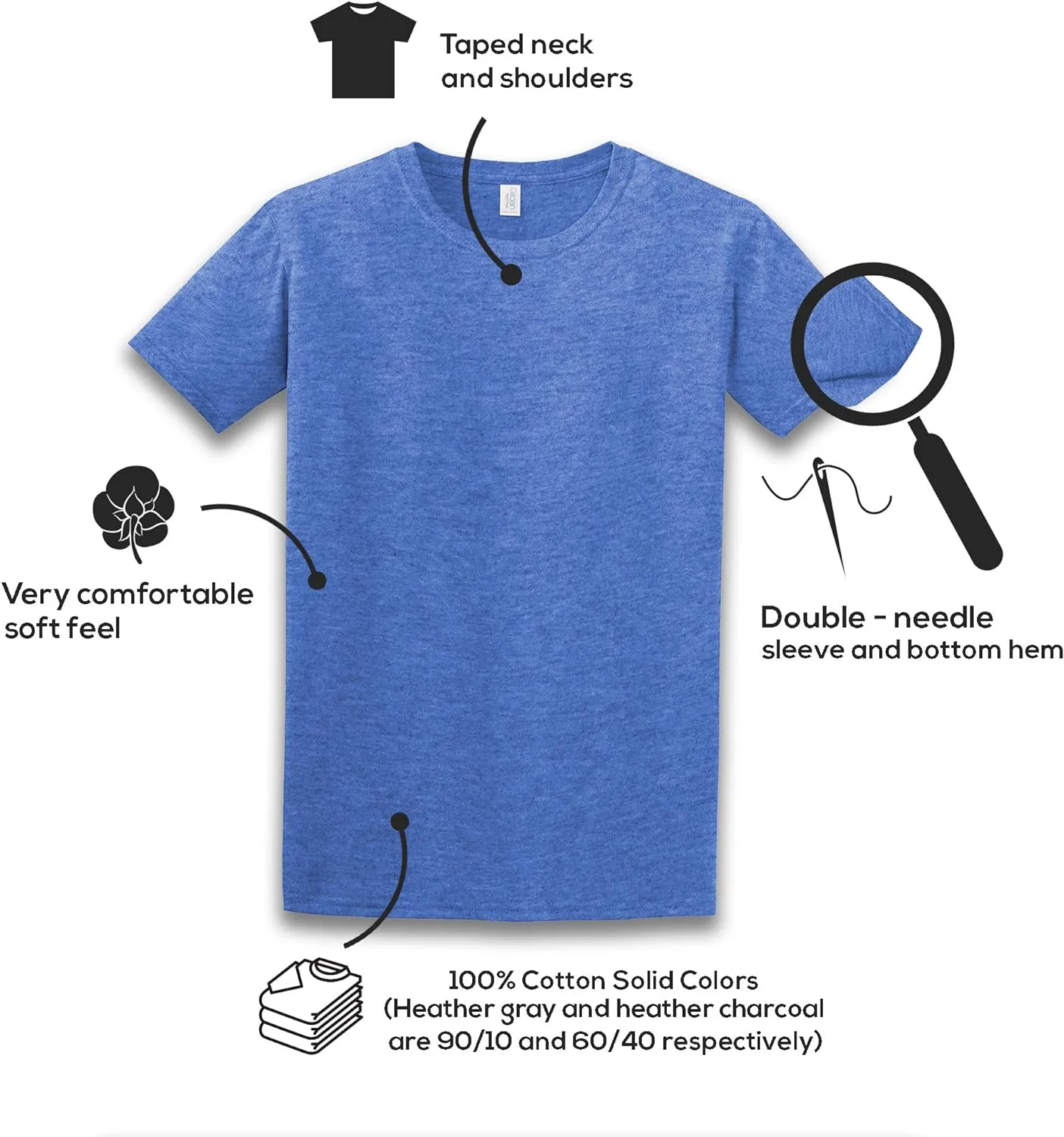 50th Birthday Shirt for Men, Legends were Born in 1975, Vintage 50 Years Old T-Shirt, Left Chest & Full Back Print