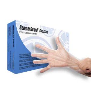 (70 Case/Full Pallet) SemperGuard Clear Stretch Poly | Food Grade | Case of 2000