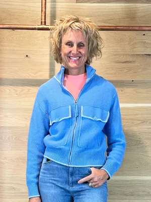 Absolut Cashmere Mae Knit Vintage Blue