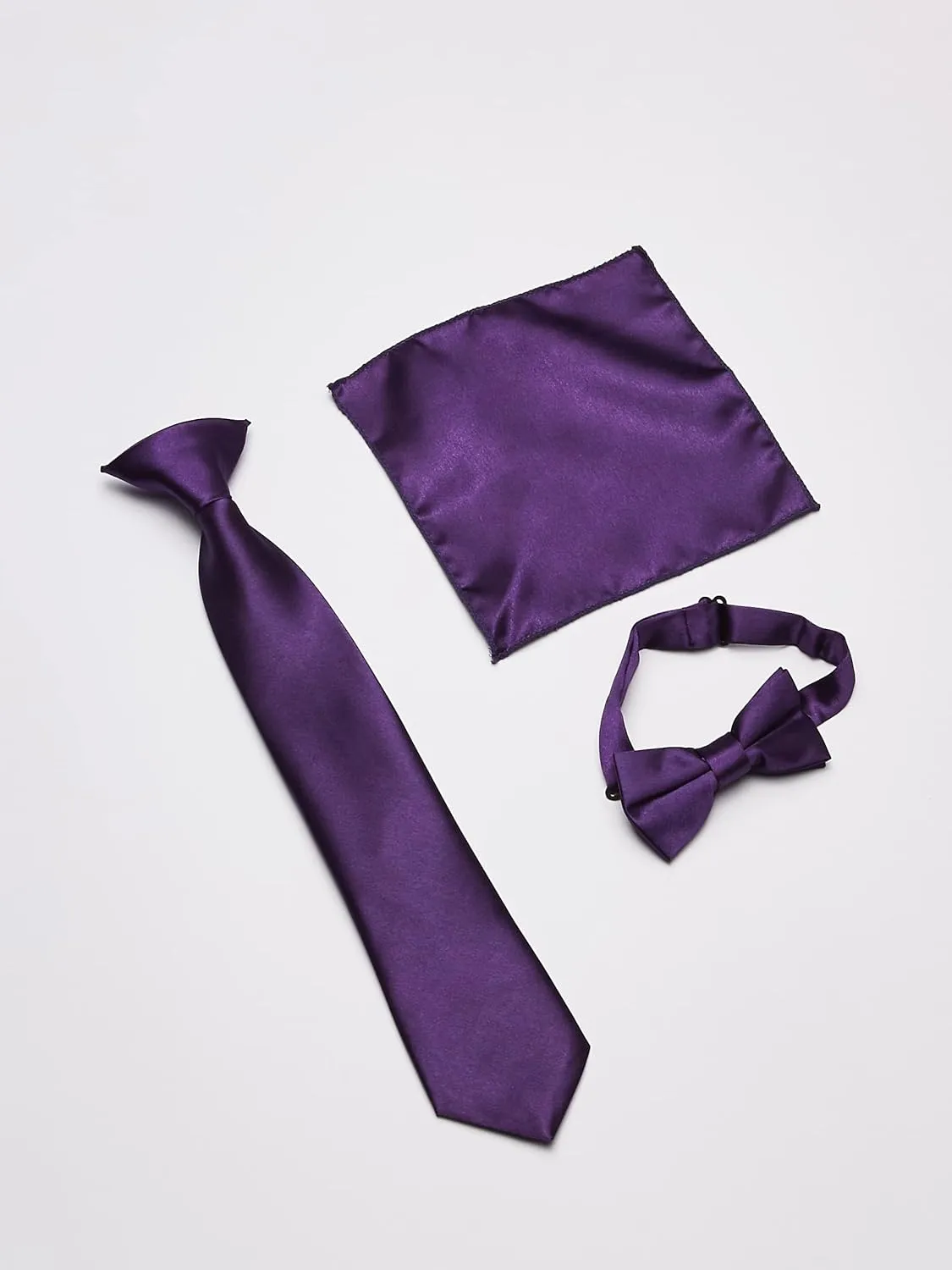 American Exchange Boys' Satin 4 Piece Vest Set