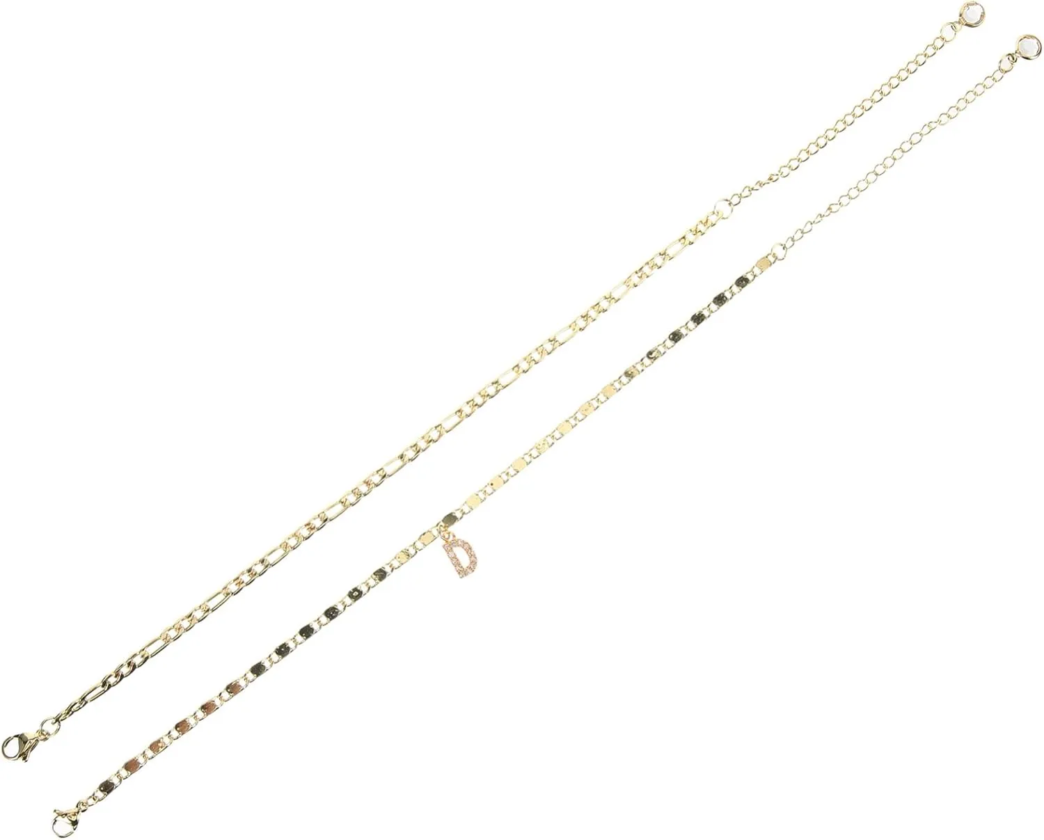 Anklet Silver Women's Foot Chain Jewelry Letter Anklet Bracelets Stackable Ankle Bracelets for Women Dainty Stainless Steel