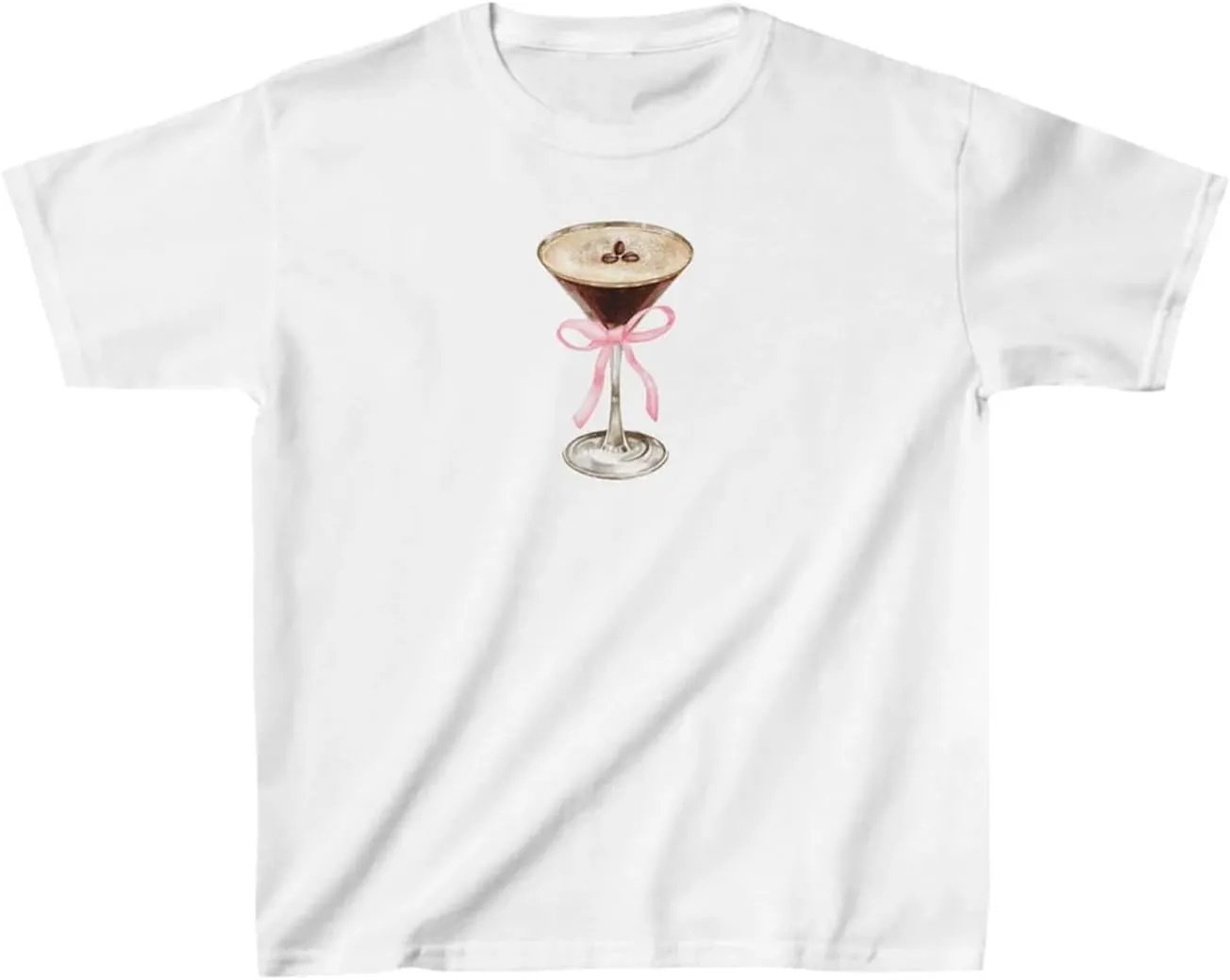 Baby Tees Y2k Women Teen Girls Graphic Short Sleeve Crop Tops Vintage Aesthetic Cute Fruit Floral Cropped T Shirts