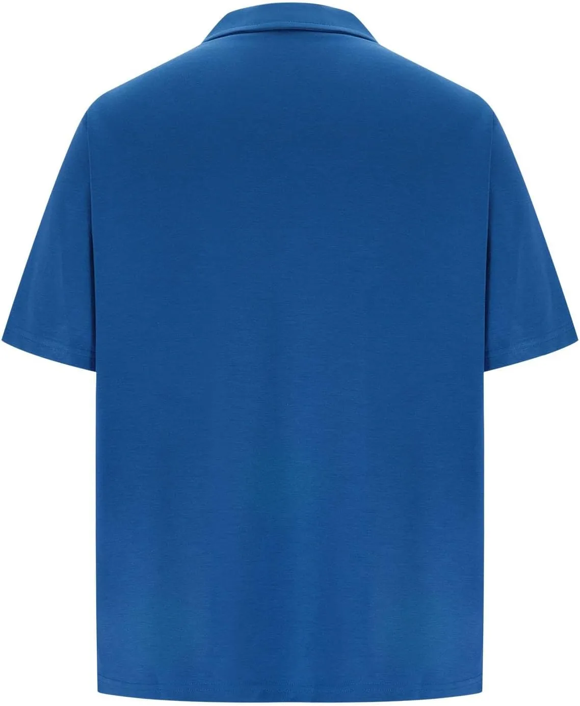 Big and Tall Polo Shirts for Men Cotton Short Sleeve Quarter Zipper Collar Shirts Casual Fashion Oversized Tops