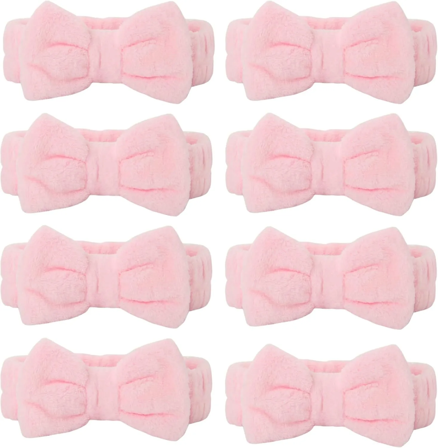 Bridesmaid Scrunchies Proposal Gifts square 4.1inch Bachelorette Hair Claws Clips Girls heart sunglasses headband gift for Wedding Party Favors (24, Pink)