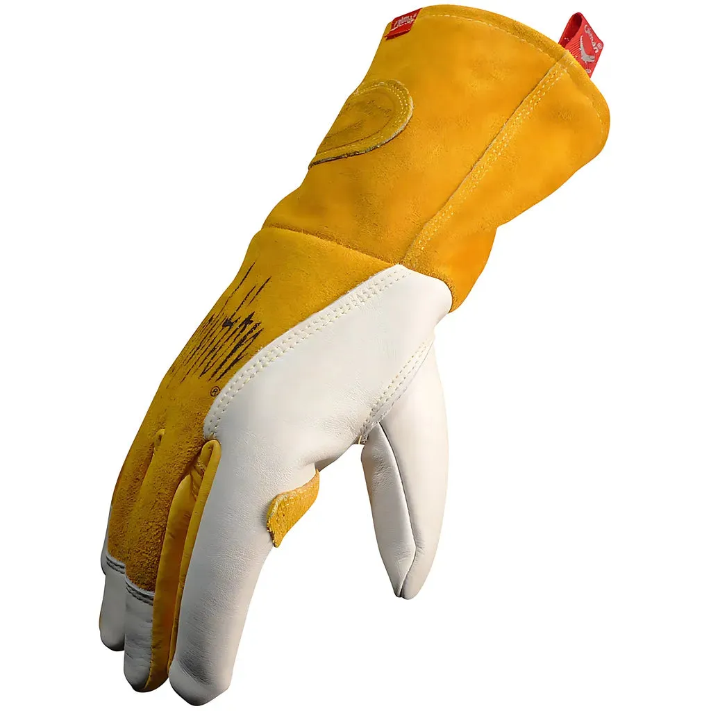 Caiman 1810-5 Premium Cow Grain MIG/Stick Welder's Glove with Two-Layer Insulated Back