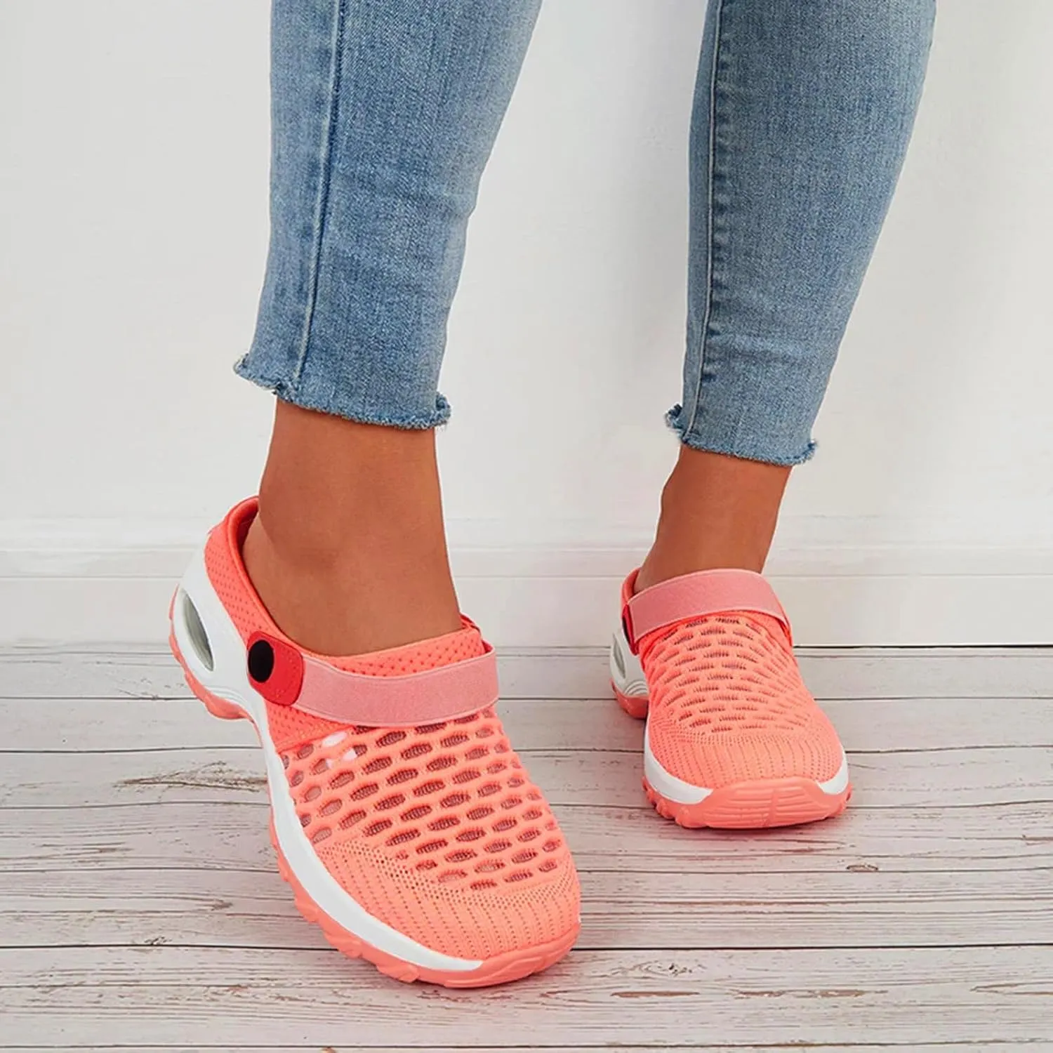 Cathalem Sandals for women 2024 Women's Orthopedic Clogs with Air Cushion Support to Reduce Back and Knee Pressure