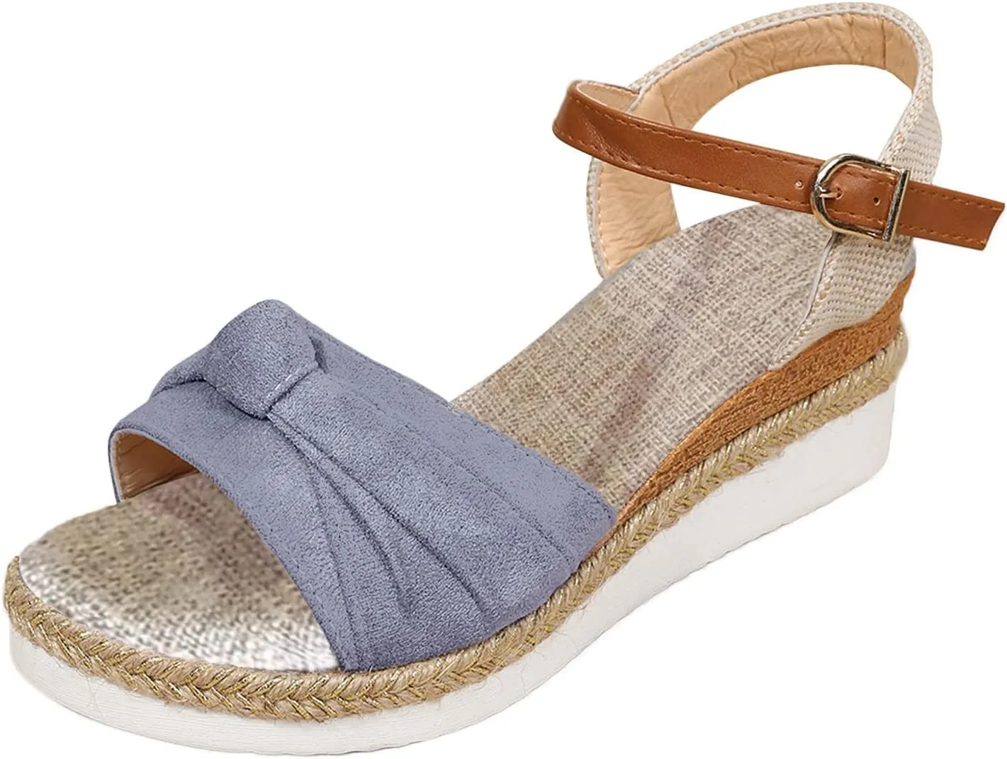 Cathalem Summer Sandals for Women 2024 Open Toe Sandals Walking Slippers with Arch Support Wedge Sandals Summer Dressy