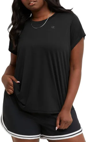 Champion Women'S Tshirt, Classic Sport, Moisture-Wicking Tshirt Athletic Top For Women Plus Size Available