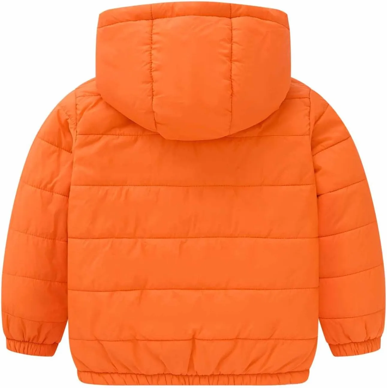 Children's Fashion Winter Coats Solid Color Lightweight Down Jacket Zip Up Quilted Puffer Jackets Boys Girls Hoodies