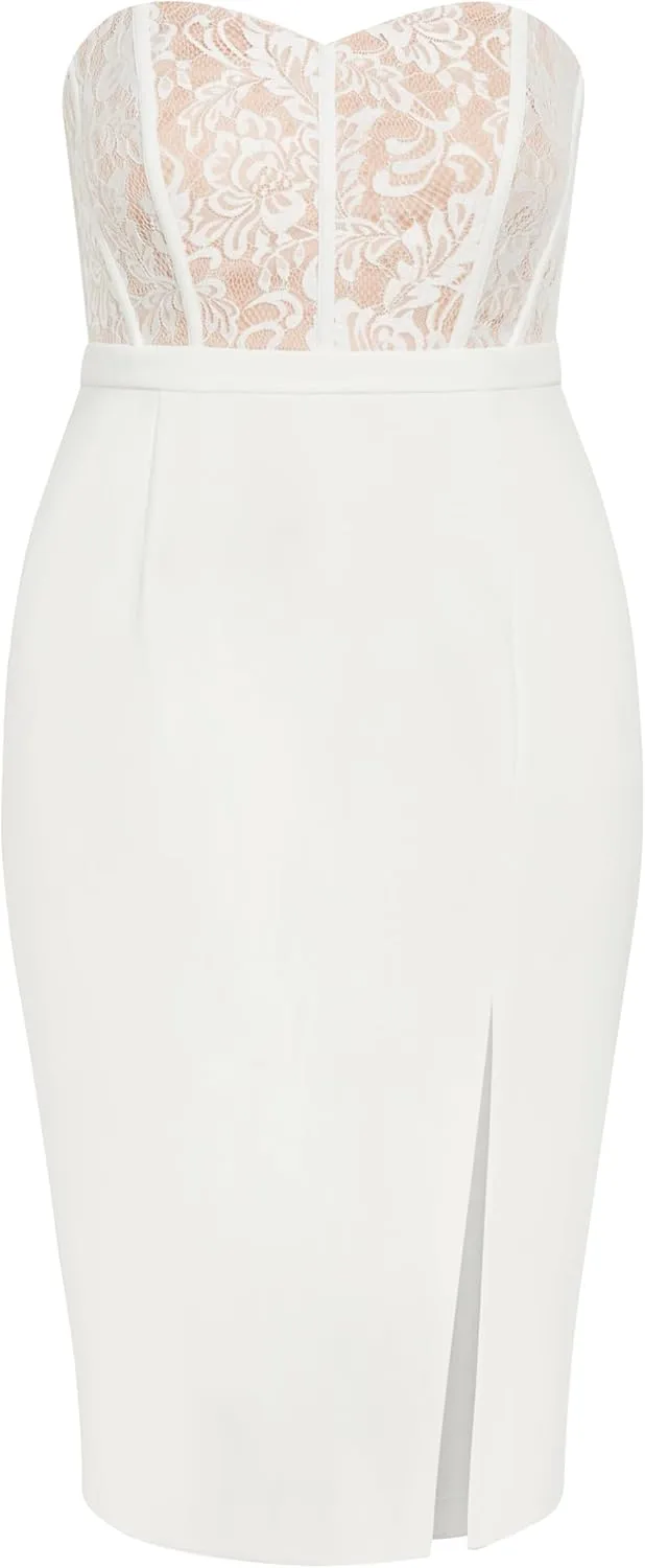 City Chic Women's Plus Size Dress - Perfect Date