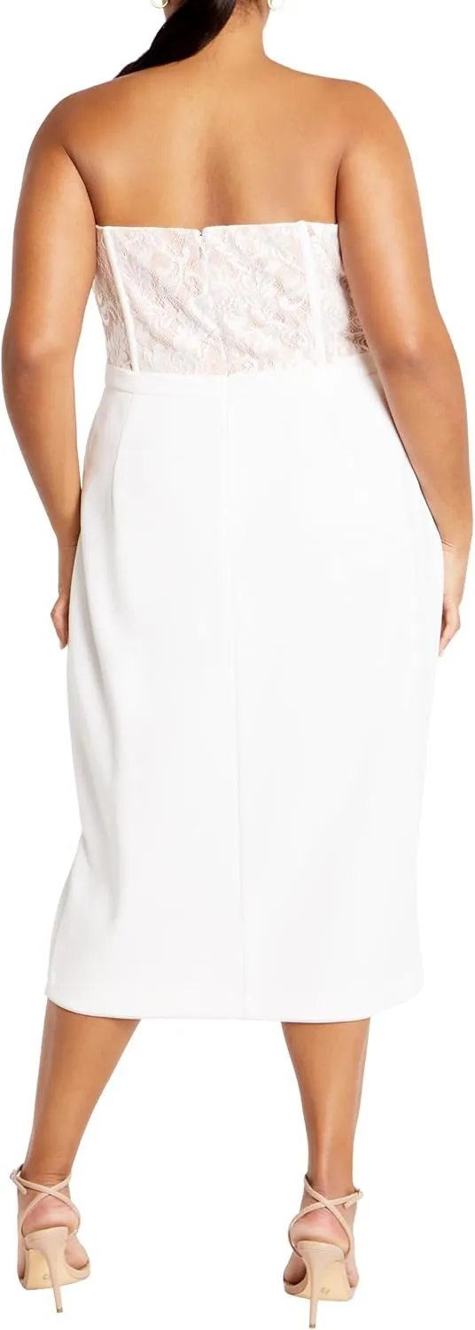 City Chic Women's Plus Size Dress - Perfect Date