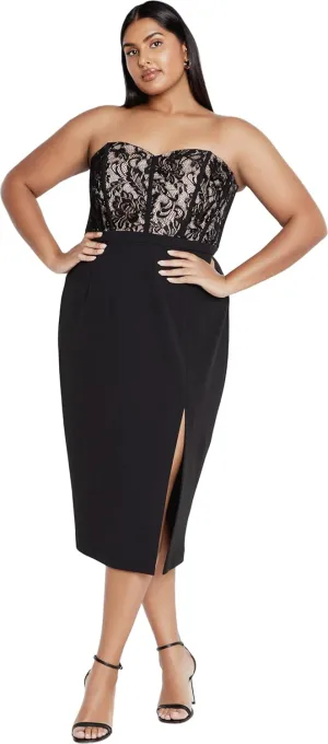 City Chic Women's Plus Size Dress - Perfect Date
