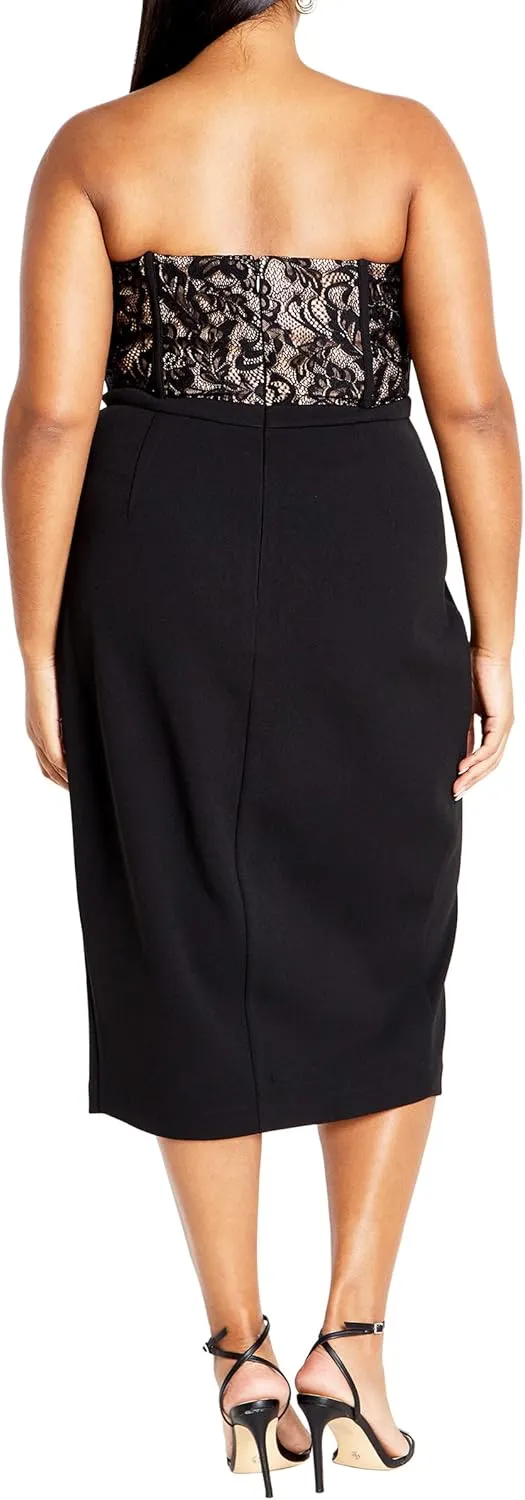 City Chic Women's Plus Size Dress - Perfect Date