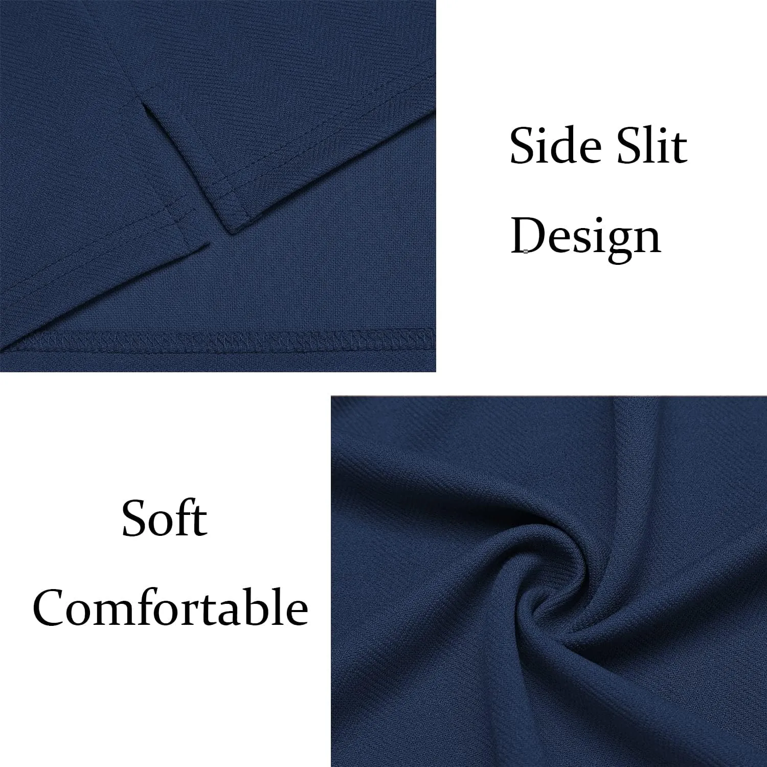 COOFANDY Men's Casual Button Down Shirts Short Sleeve Regular Fit Untucked Dress Shirts Knit Textured