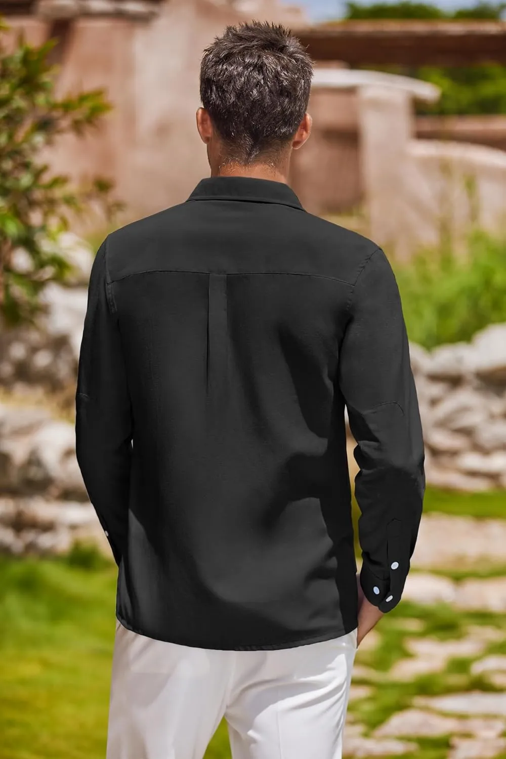 COOFANDY Men's Oxford Shirt Long Sleeve Casual Button Down Shirts Regular Fit Dress Shirts