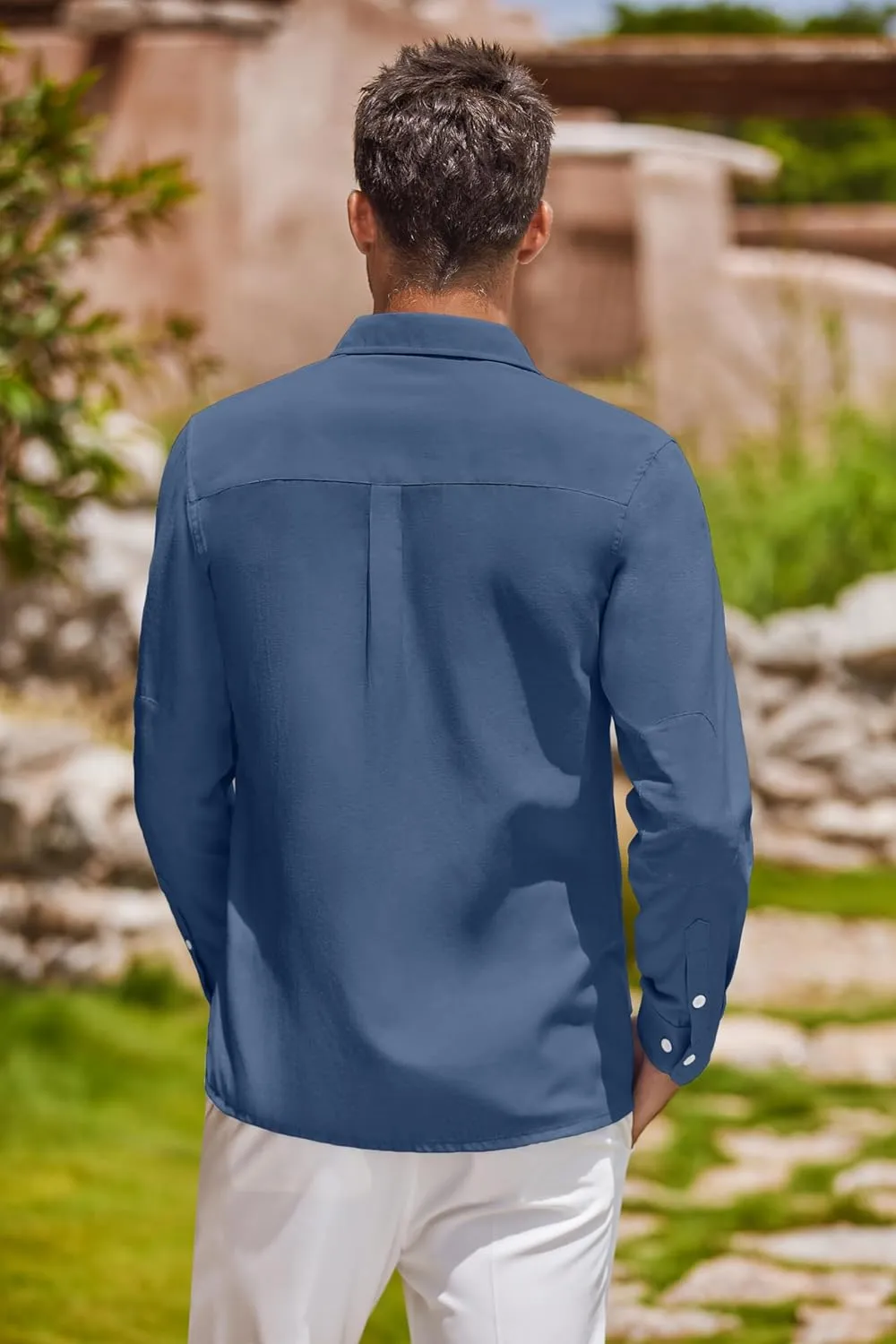 COOFANDY Men's Oxford Shirt Long Sleeve Casual Button Down Shirts Regular Fit Dress Shirts