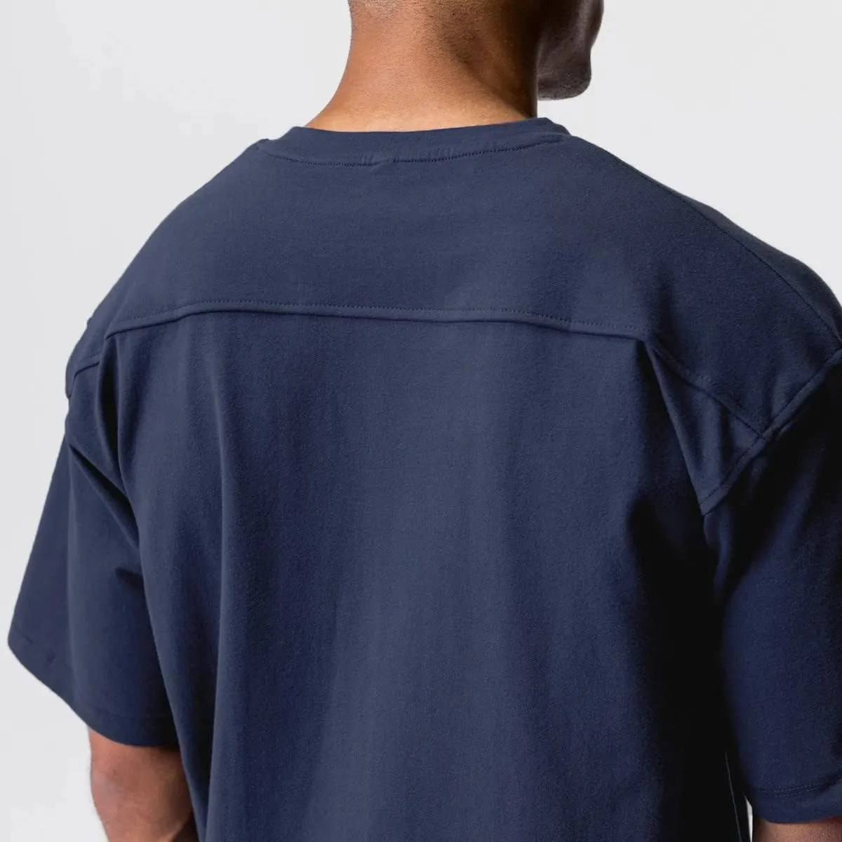 Cotton Gym Shirts Oversized Athletic Loose Workout t Shirts Short Sleeve for Men T68N