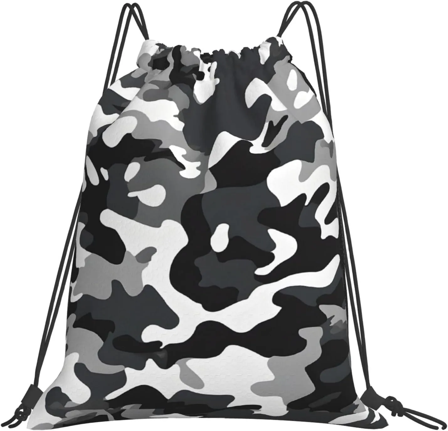 (Digital Camo) Drawstring Backpack Drawstring Gym Bag Foldable Water Drawstring Bags Draw String Back Bag For Shopping Sport Yoga Travel, Swimming, Beach