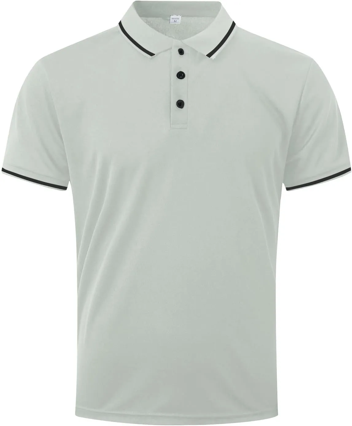 DOPOCQ Mens Polo Shirts Casual Short Sleeve Button Lapel Golf Tee Shirts Summer Fashion Solid Color Cozy Basic Tshirts