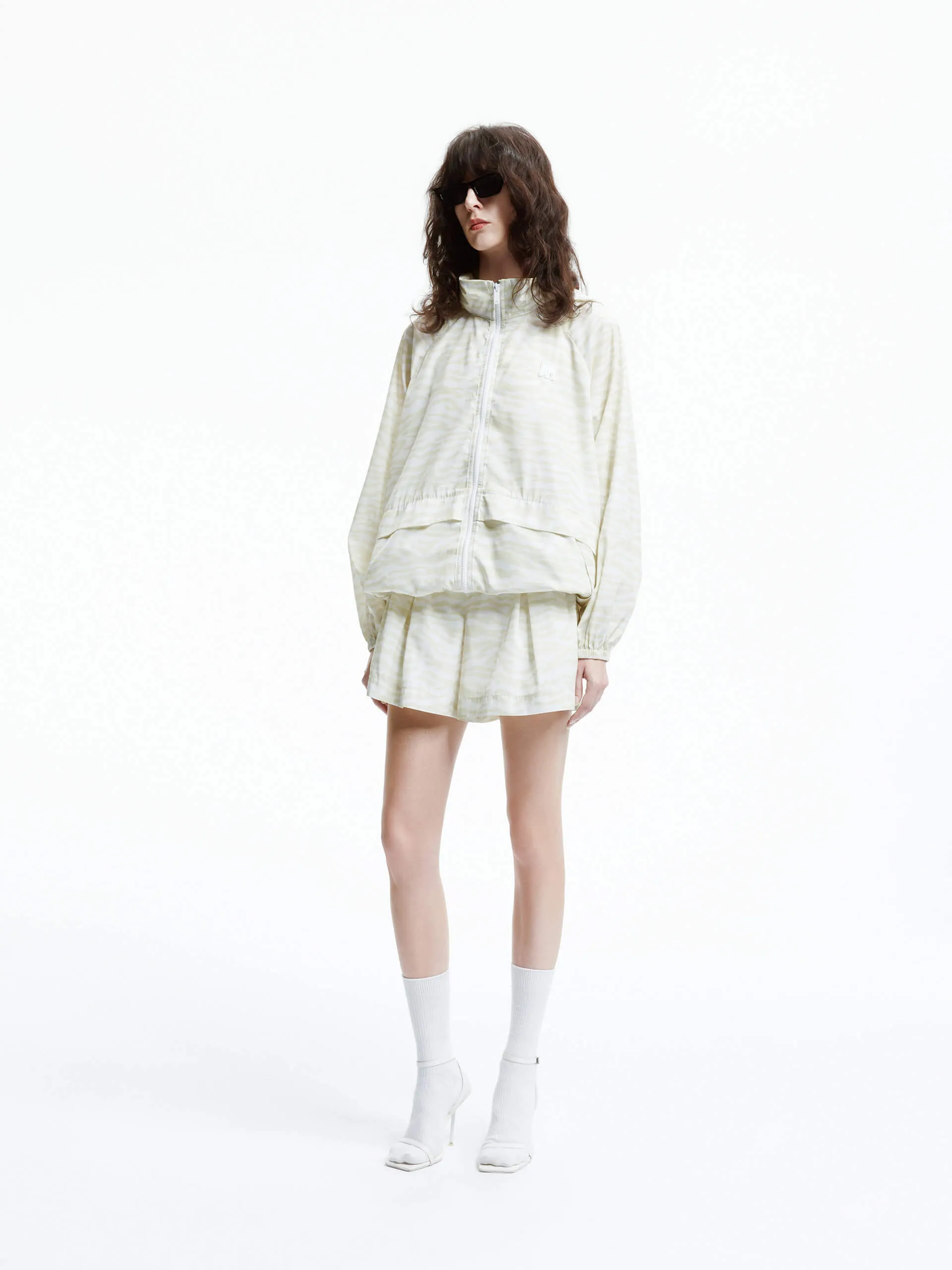Double Waist Drawstring Shorts