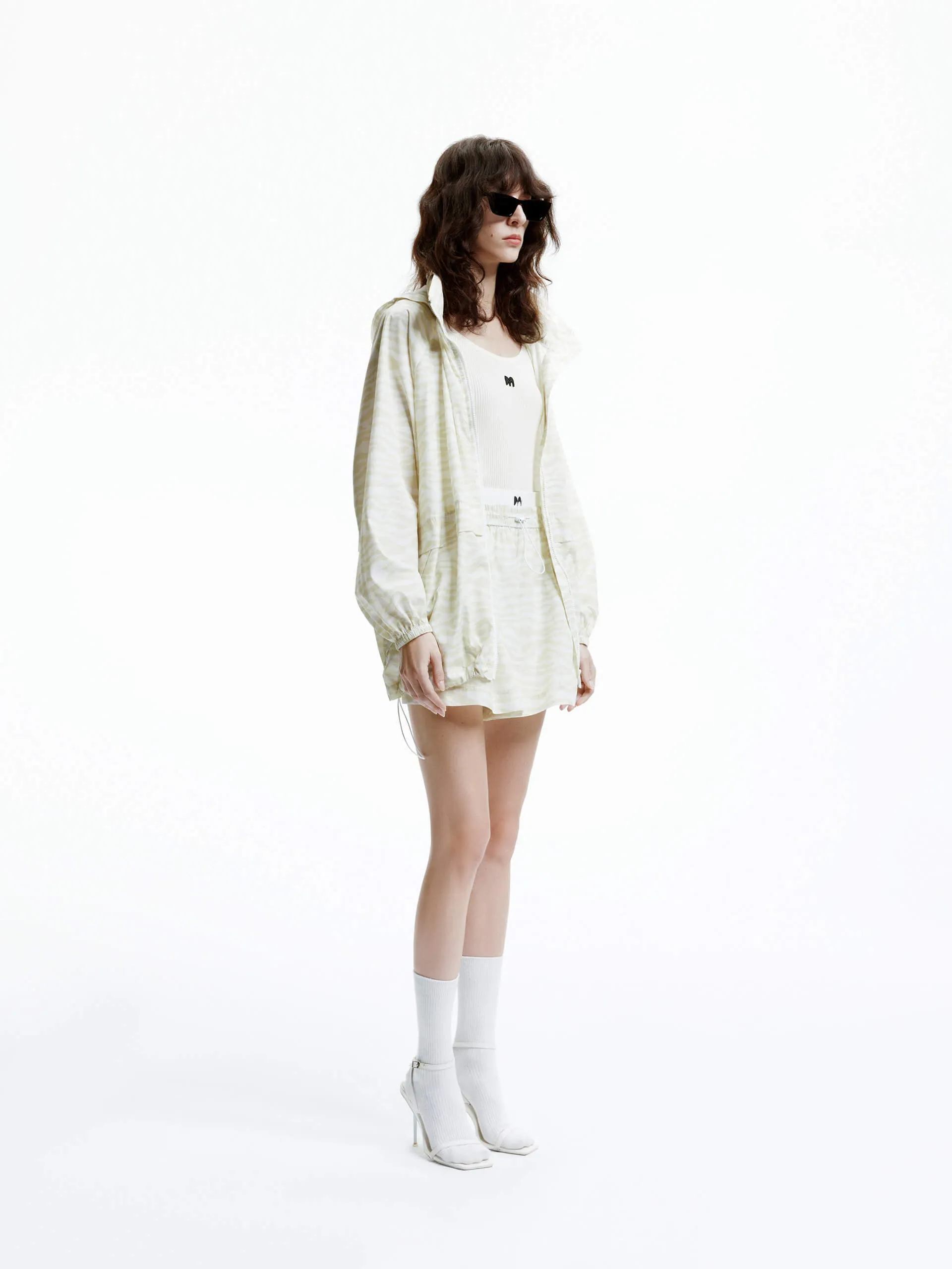 Double Waist Drawstring Shorts