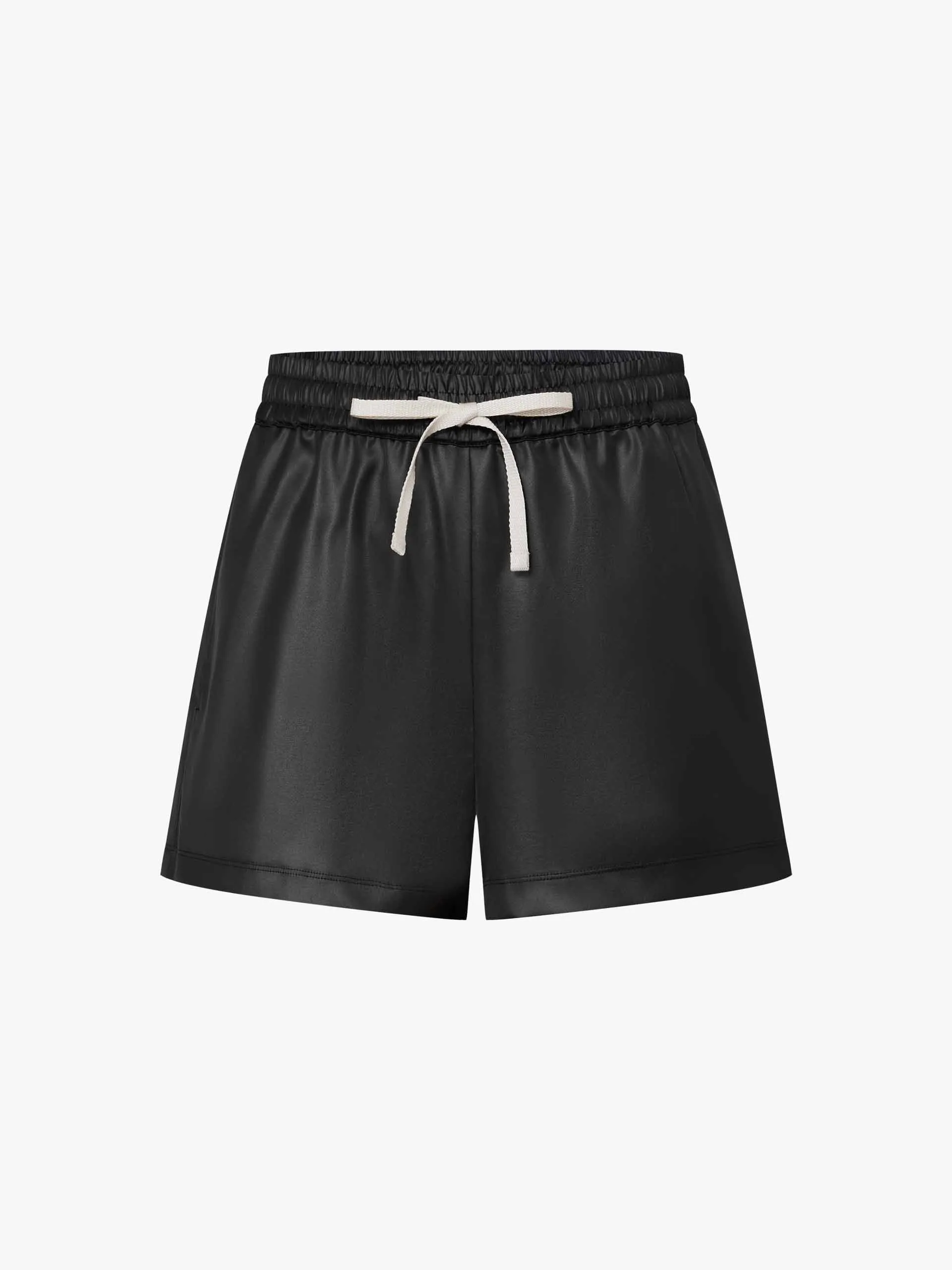 Drawstring Waist Mini Shorts