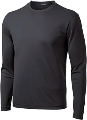 DRI-Equip Long Sleeve Moisture Wicking Athletic Shirts