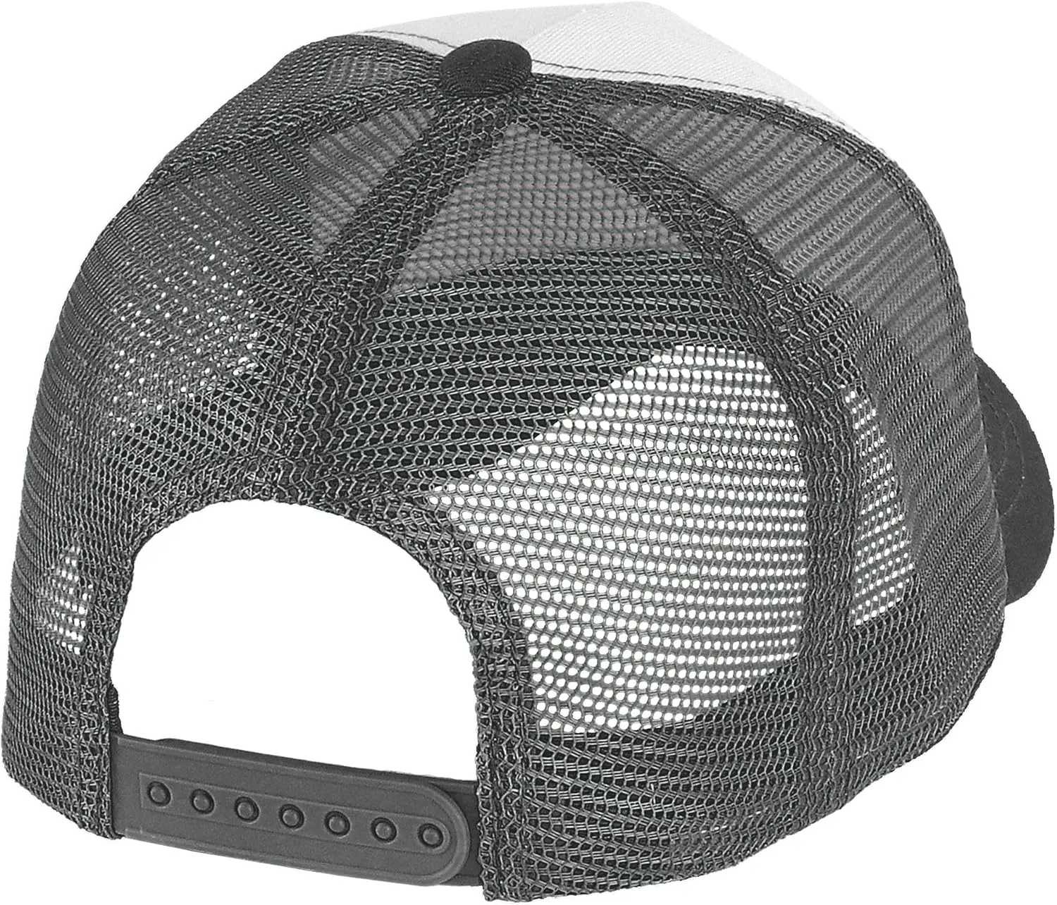 Falari 5-Panel Mesh Baseball Cap, Trucker Hat, Structured Plain Design, Cotton, Adjustable Size