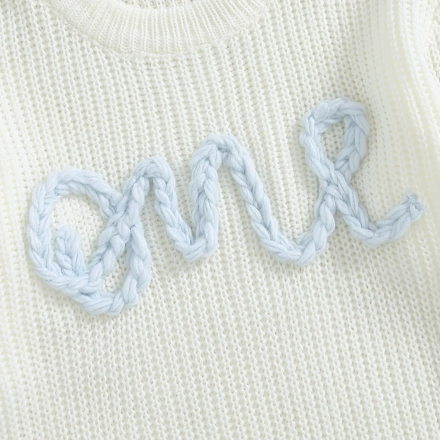 First Birthday Outfit Toddler Baby Boy Girls One Birthday Embroidery One Sweater Top Knit Pullover Sweatshirt Clothes