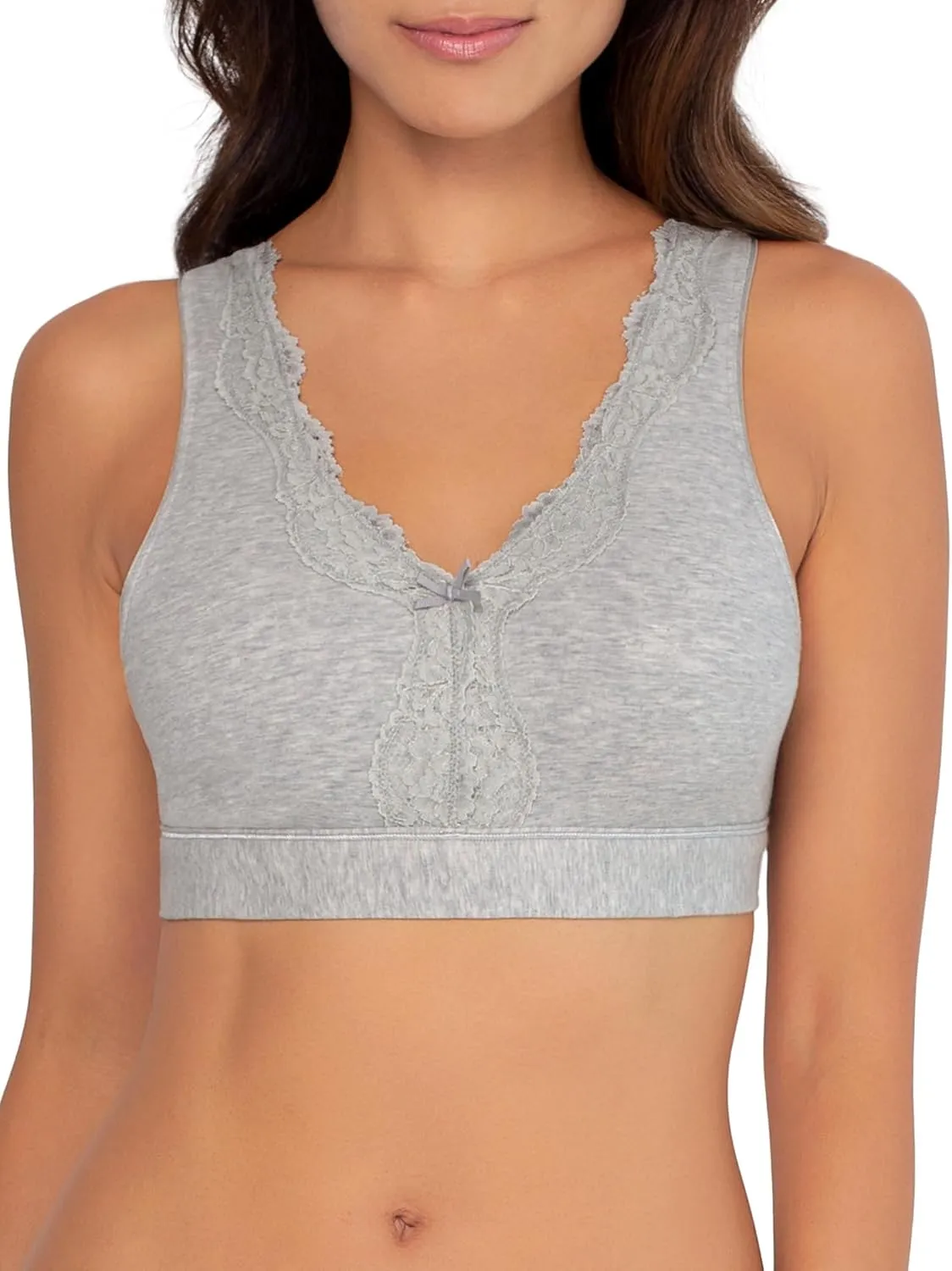 Fruit of the Loom Women's Full Coverage Wireless Cotton Bralette