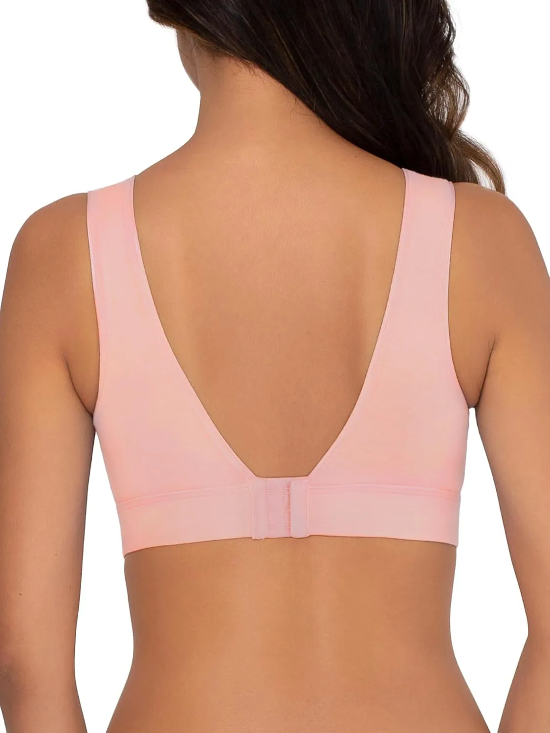 Fruit of the Loom Women's Full Coverage Wireless Cotton Bralette