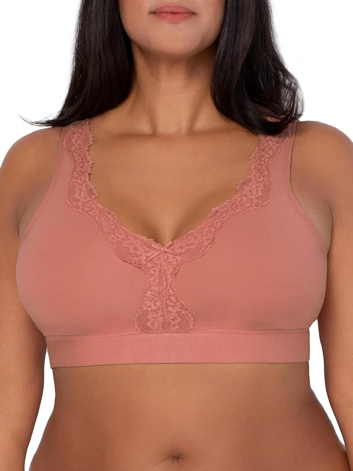 Fruit of the Loom Women's Full Coverage Wireless Cotton Bralette