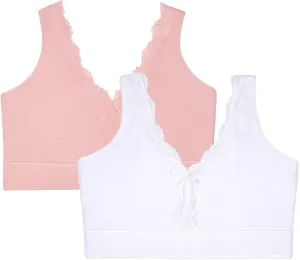 Fruit of the Loom Women's Full Coverage Wireless Cotton Bralette