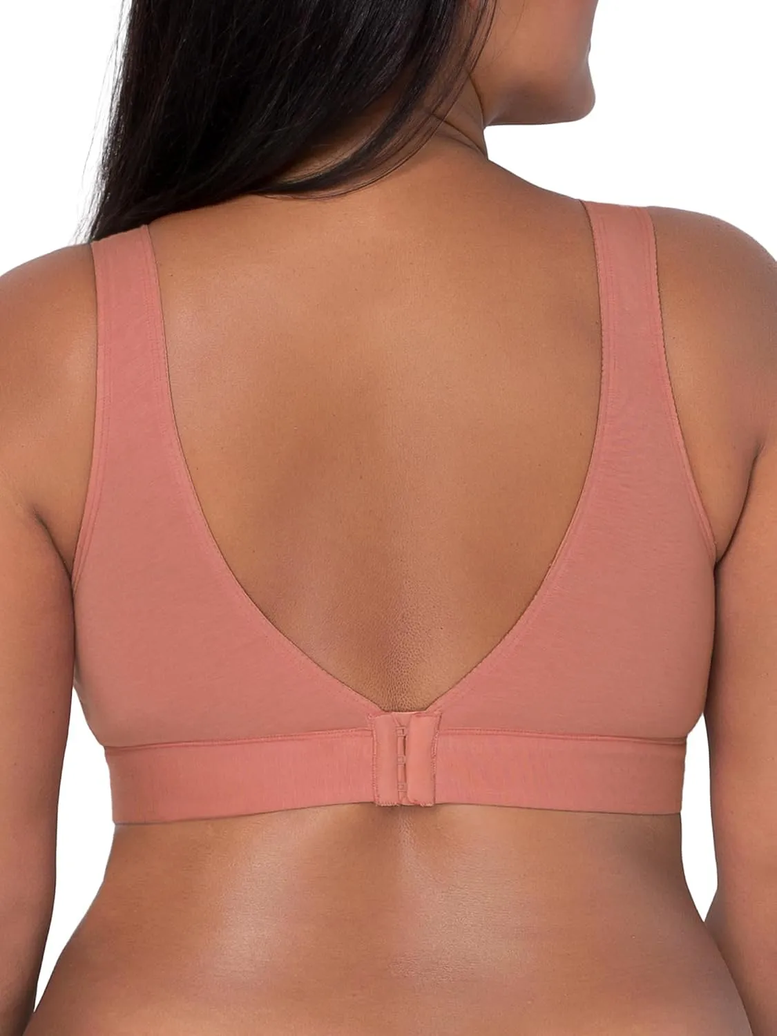 Fruit of the Loom Women's Full Coverage Wireless Cotton Bralette