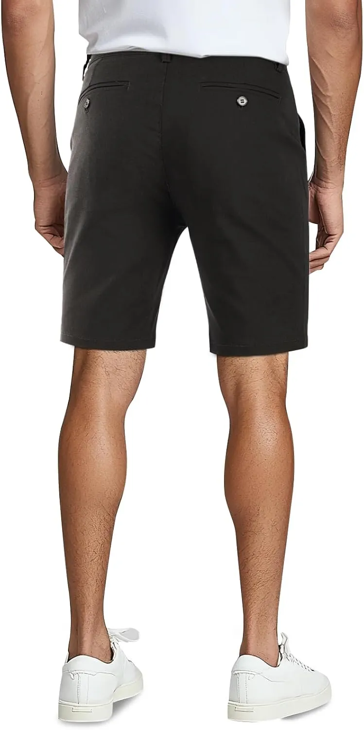 GINGTTO Mens Chino Shorts 9" Inseam Dress Shorts for Men Stretch