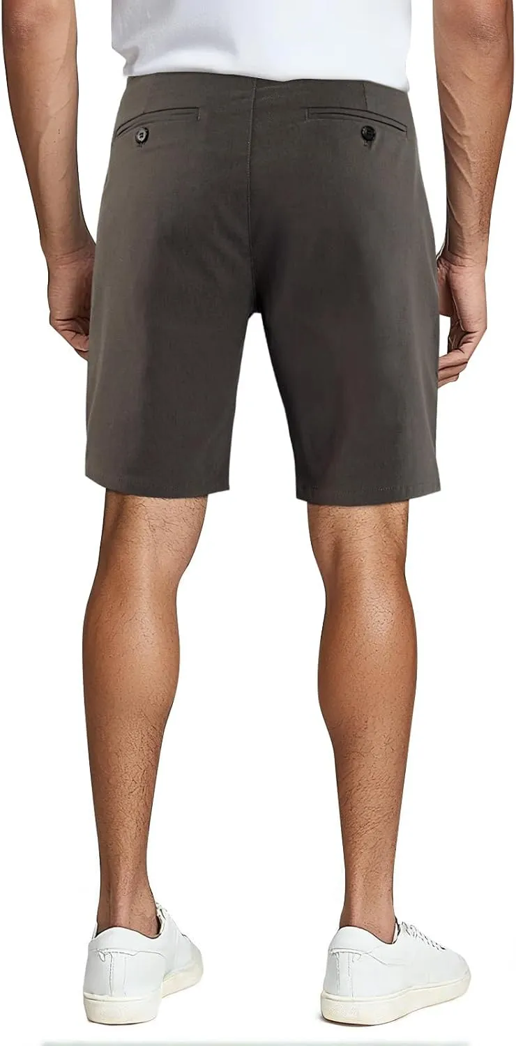 GINGTTO Mens Chino Shorts 9" Inseam Dress Shorts for Men Stretch