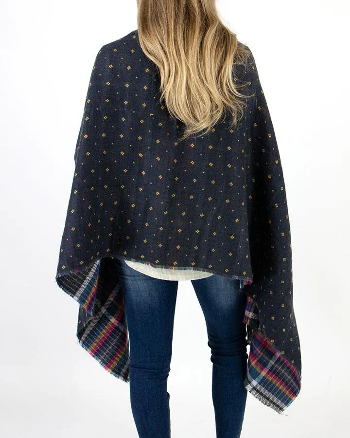Grace & Lace Reversible Pocket Poncho