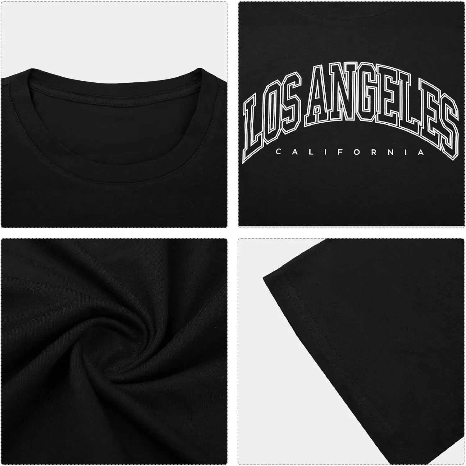 Graphic Tees for Women Casual Loose Fit Womens Tops Oversized Crew Neck T Shirts Summer Trendy Short Sleeve T-Shirt