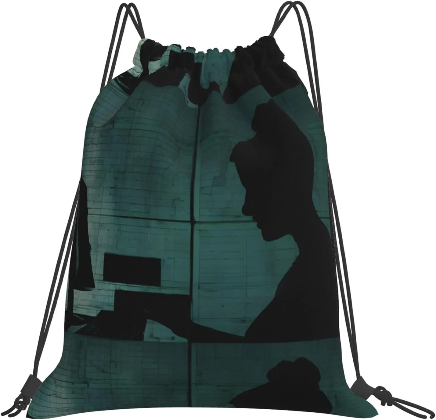 (Hacker Attack) Drawstring Backpack Drawstring Gym Bag Foldable Water Drawstring Bags Draw String Back Bag For Shopping Sport Yoga Travel, Swimming, Beach
