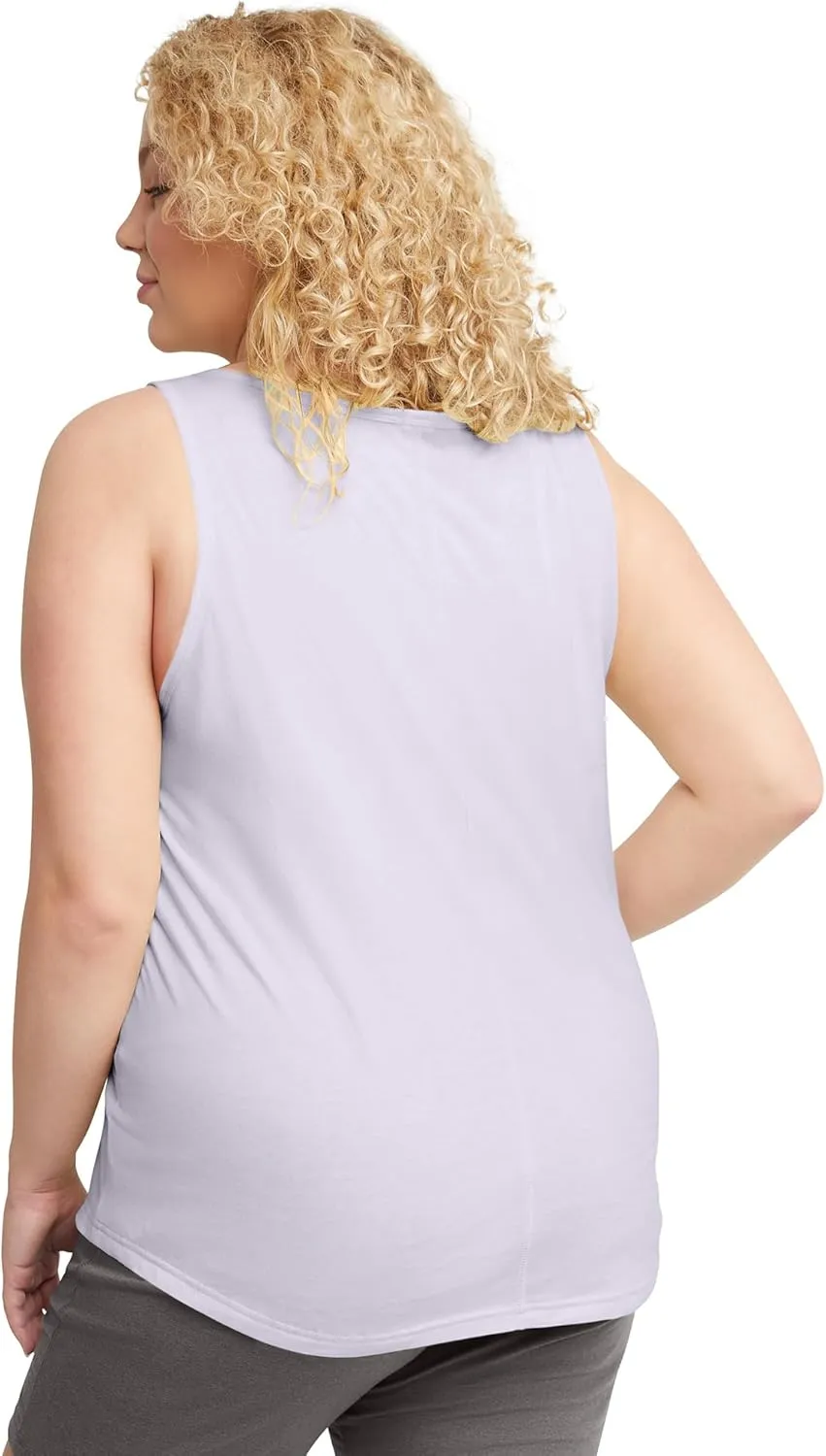 Hanes Originals Top, Cotton Tanks for Women, Relaxed Fit, Sleeveless, Plus