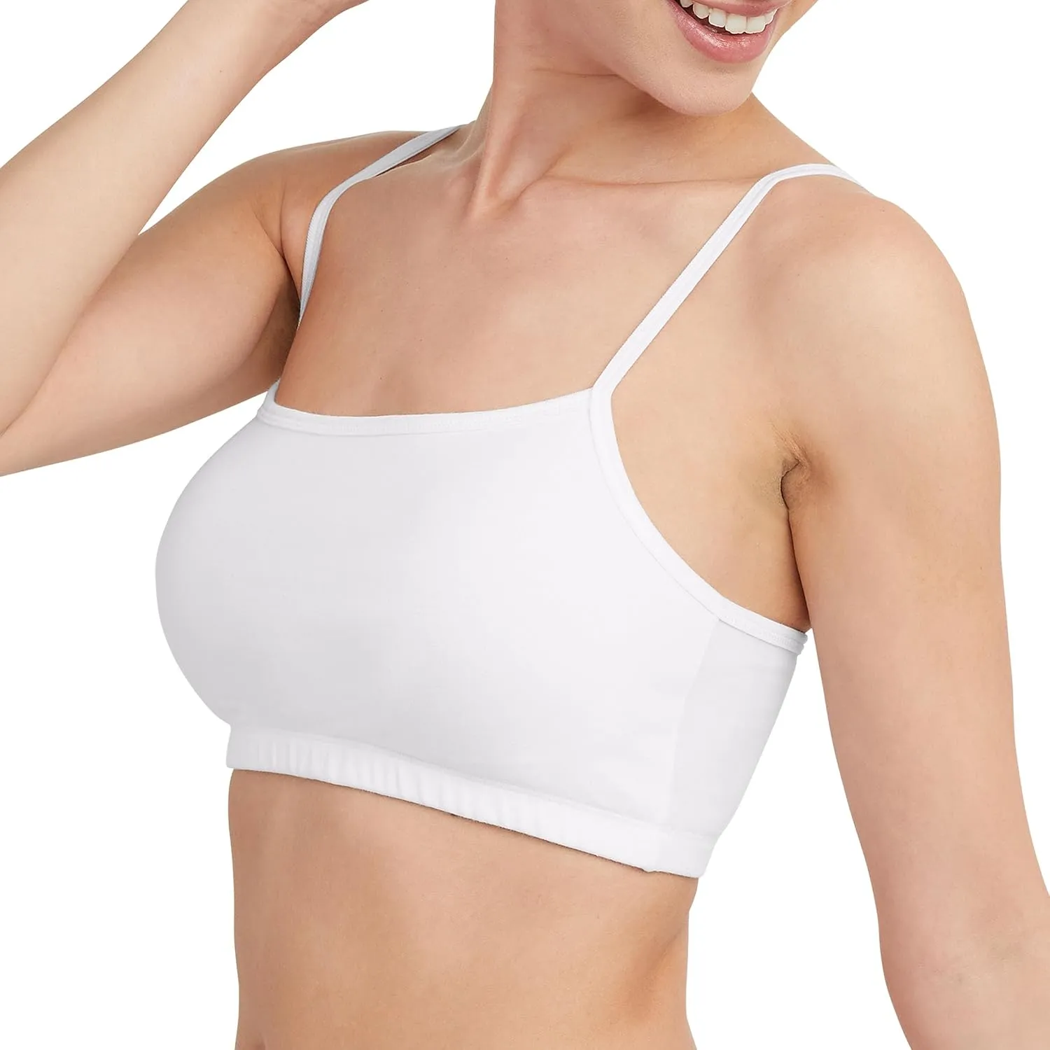 Hanes Women's Cotton String Bralette (3 Pack)