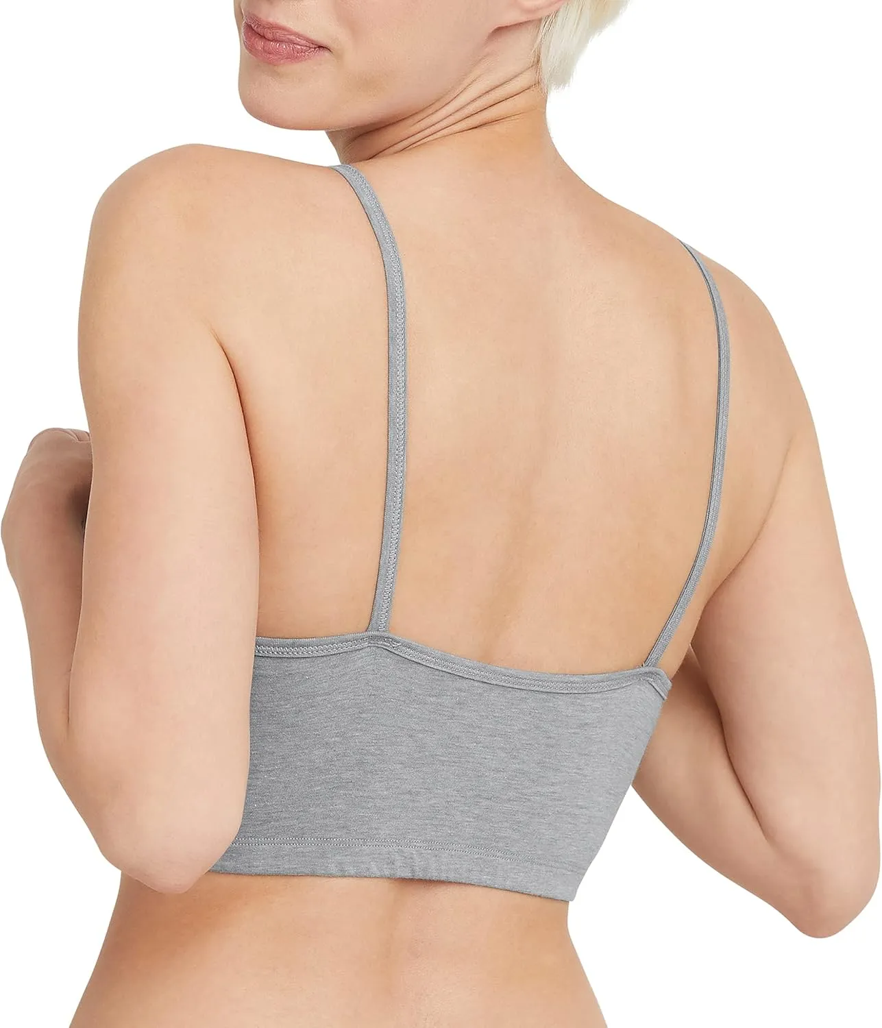 Hanes Women's Cotton String Bralette (3 Pack)