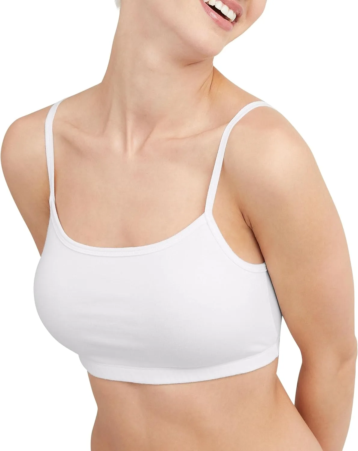 Hanes Women's Cotton String Bralette (3 Pack)