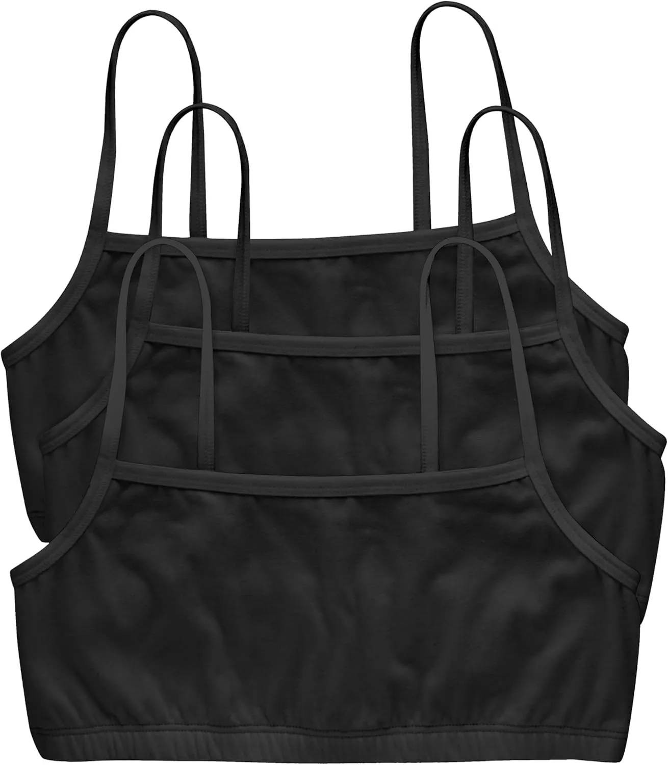 Hanes Women's Cotton String Bralette (3 Pack)
