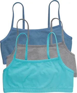 Hanes Women's Cotton String Bralette (3 Pack)