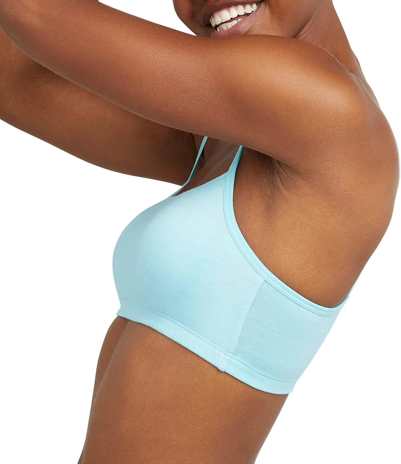 Hanes Women's Cotton String Bralette (3 Pack)