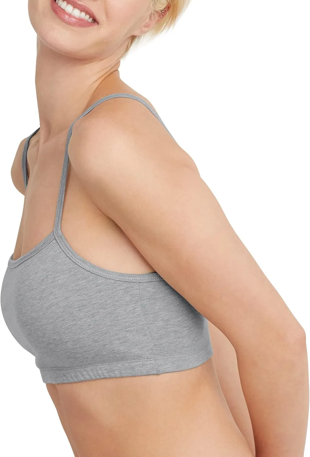 Hanes Women's Cotton String Bralette (3 Pack)